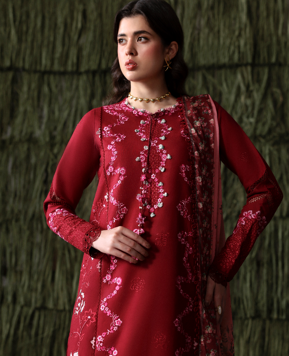 Republic Womenswear | Basics Pret | Dahlia Royale - Luxury Dress - available at Maria Faisal in UK and USA.