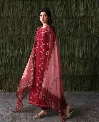 Republic Womenswear | Basics Pret | Dahlia Royale - Luxury Dress - available at Maria Faisal in UK and USA.