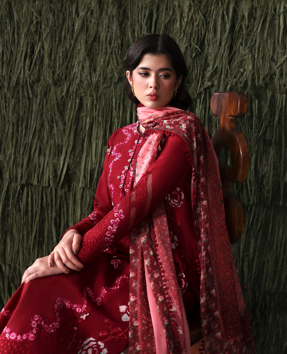 Republic Womenswear | Basics Pret | Dahlia Royale - Luxury Dress - available at Maria Faisal in UK and USA.