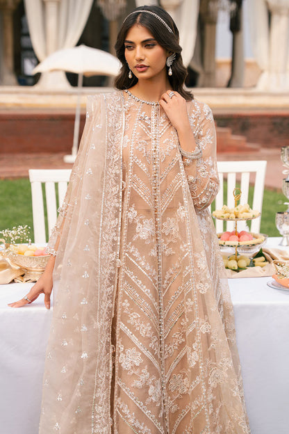 Cross Stitch | SS-25 RTW WEDDING EDIT-1 | BRONZE BLAZE - Wedding Dress - available at Maria Faisal in UK and USA.