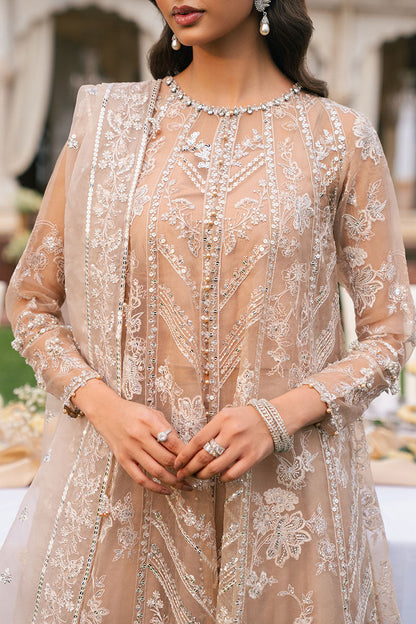 Cross Stitch | SS-25 RTW WEDDING EDIT-1 | BRONZE BLAZE - Wedding Dress - available at Maria Faisal in UK and USA.