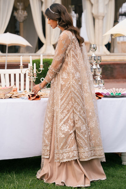 Cross Stitch | SS-25 RTW WEDDING EDIT-1 | BRONZE BLAZE - Wedding Dress - available at Maria Faisal in UK and USA.