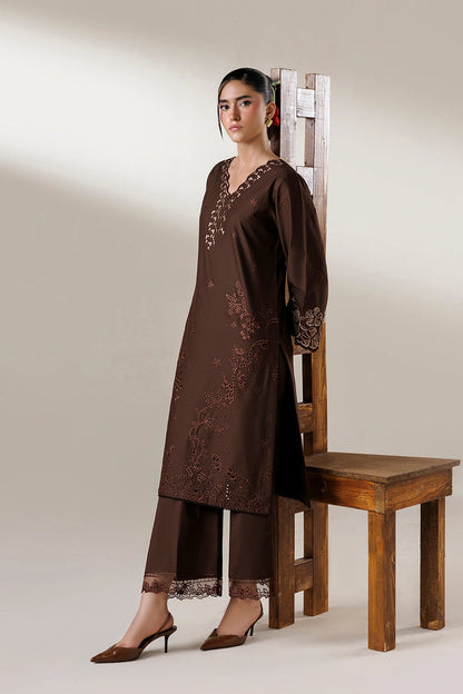 Azure | Chic Essentials |Brown Sugar - Casual Dress - available at Maria Faisal in UK and USA.