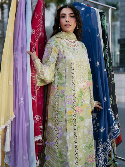 Mahnur | Broadway Luxury Lawn 26 | BW - 005 - Luxury Dress - available at Maria Faisal in UK and USA.