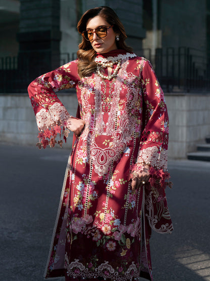 Mahnur | Broadway Luxury Lawn 26 | BW - 011 - Luxury Dress - available at Maria Faisal in UK and USA.