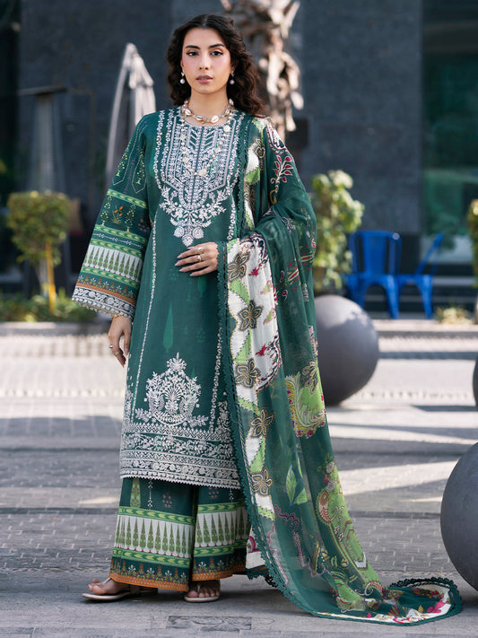 Mahnur | Broadway Luxury Lawn 26 | BW - 012 - Luxury Dress - available at Maria Faisal in UK and USA.