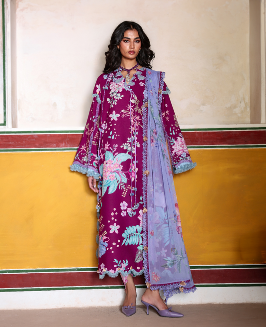 Republic Womenswear | Neoma Summer Prints 26 |Bahaar - Luxury Dress - available at Maria Faisal in UK and USA.