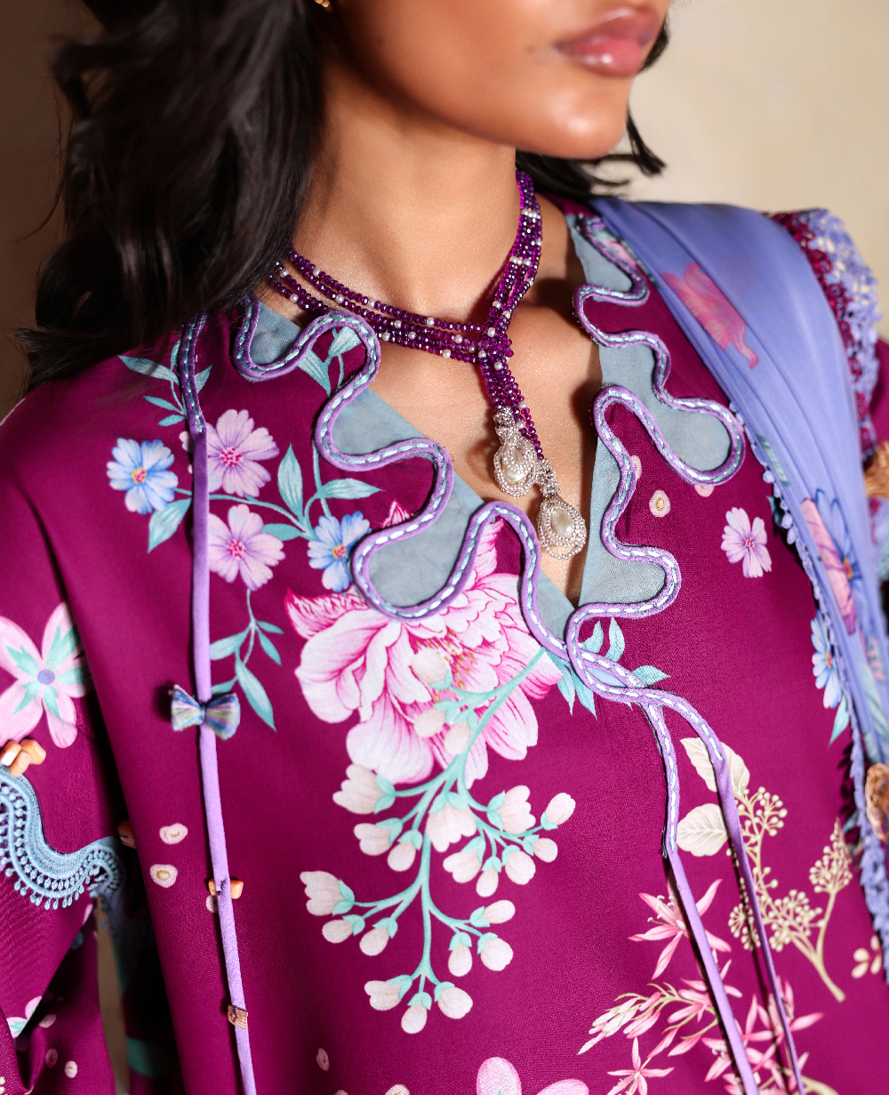 Republic Womenswear | Neoma Summer Prints 26 |Bahaar - Luxury Dress - available at Maria Faisal in UK and USA.