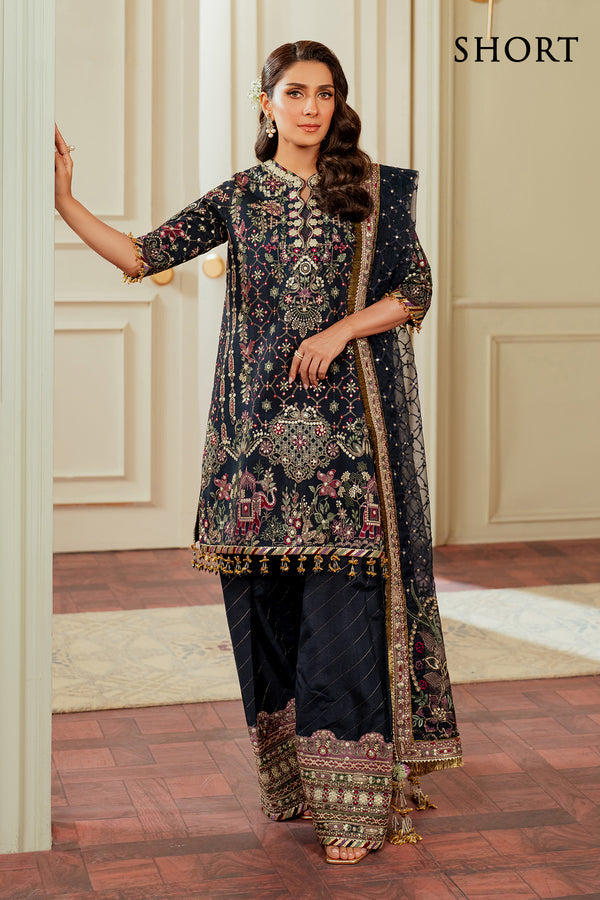Baroque | Chantelle 24 | SILK CH13-07 - Designer Dress with Intricate embroidery and embellishments. Shop elegent wedding dress at Maria Faisal.
