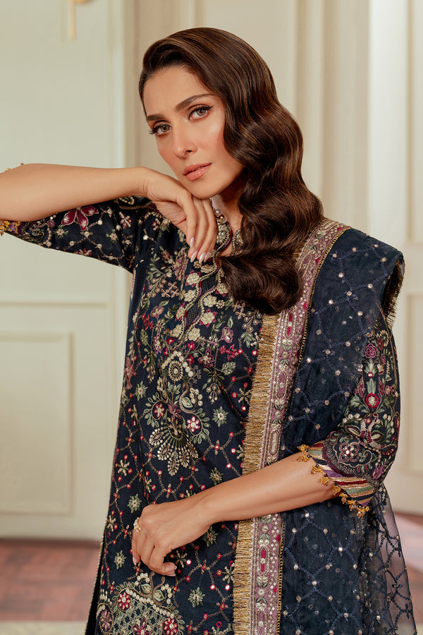 Baroque | Chantelle 24 | SILK CH13-07 - Designer Dress with Intricate embroidery and embellishments. Shop elegent wedding dress at Maria Faisal.