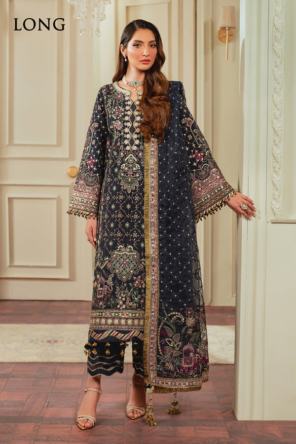 Baroque | Chantelle 24 | SILK CH13-07 - Designer Dress with Intricate embroidery and embellishments. Shop elegent wedding dress at Maria Faisal.