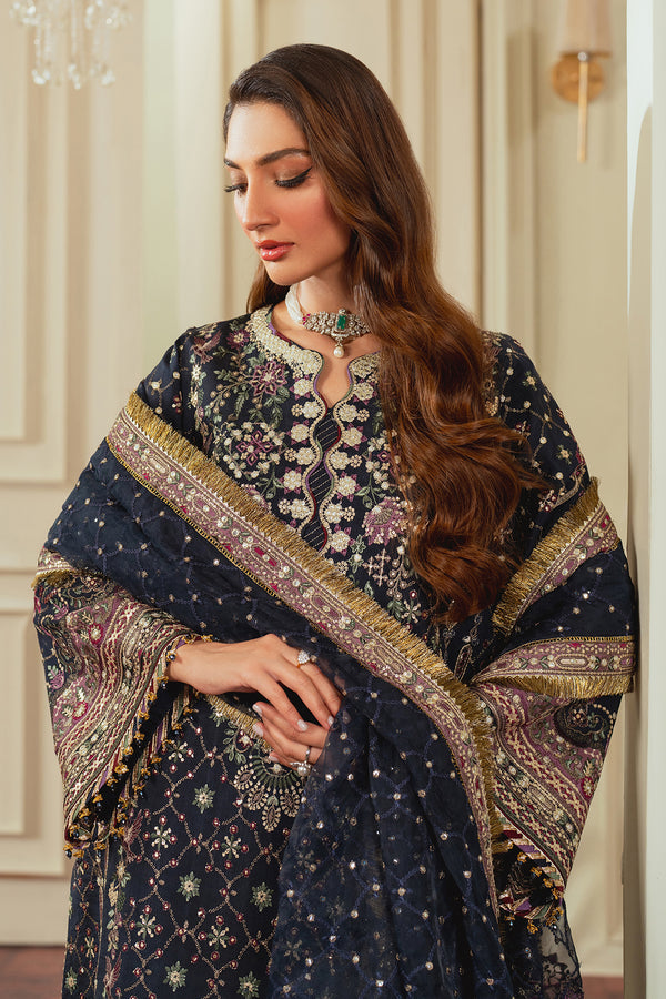 Baroque | Chantelle 24 | SILK CH13-07 - Designer Dress with Intricate embroidery and embellishments. Shop elegent wedding dress at Maria Faisal.