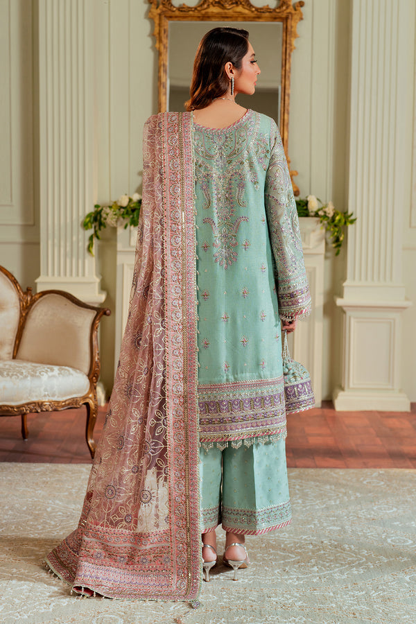 Baroque | Chantelle 24 | NET CH13-08 - Designer Dress with Intricate embroidery and embellishments. Shop elegent wedding dress at Maria Faisal.
