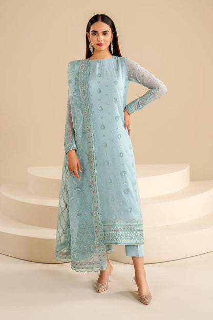 Baroque | Velvet Formals | CHIFFON UF-624 - Ladies Clothes 