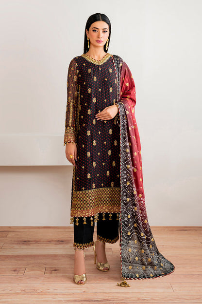 Baroque | Velvet Formals | CHIFFON UF-683 - Ladies Clothes 