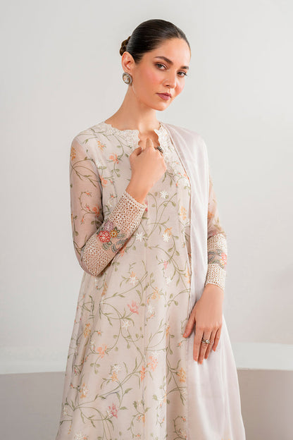 Baroque | Luxury Pret 24 | COTTON PATTI PR-986 - Designer Dress with Intricate embroidery and embellishments. Shop elegent wedding dress at Maria Faisal.