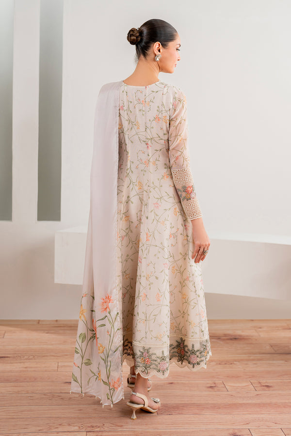 Baroque | Luxury Pret 24 | COTTON PATTI PR-986 - Designer Dress with Intricate embroidery and embellishments. Shop elegent wedding dress at Maria Faisal.