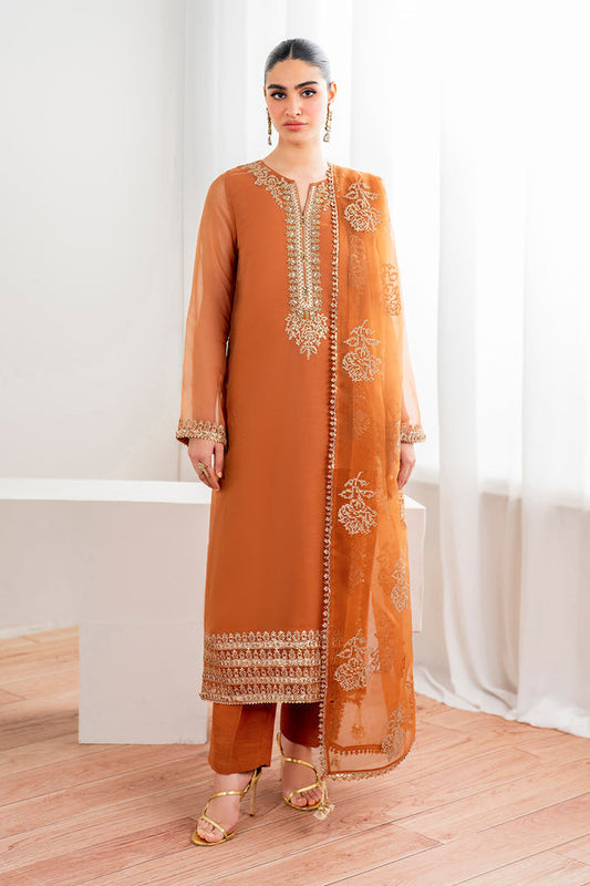 Baroque | Luxury Pret 24 | CHIFFON PR-987 - Designer Dress with Intricate embroidery and embellishments. Shop elegent wedding dress at Maria Faisal.