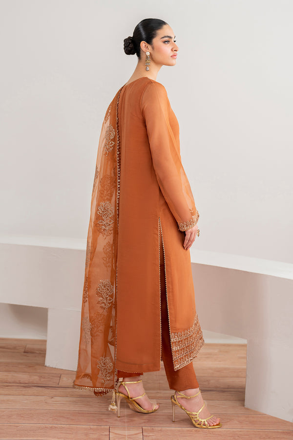 Baroque | Luxury Pret 24 | CHIFFON PR-987 - Designer Dress with Intricate embroidery and embellishments. Shop elegent wedding dress at Maria Faisal.