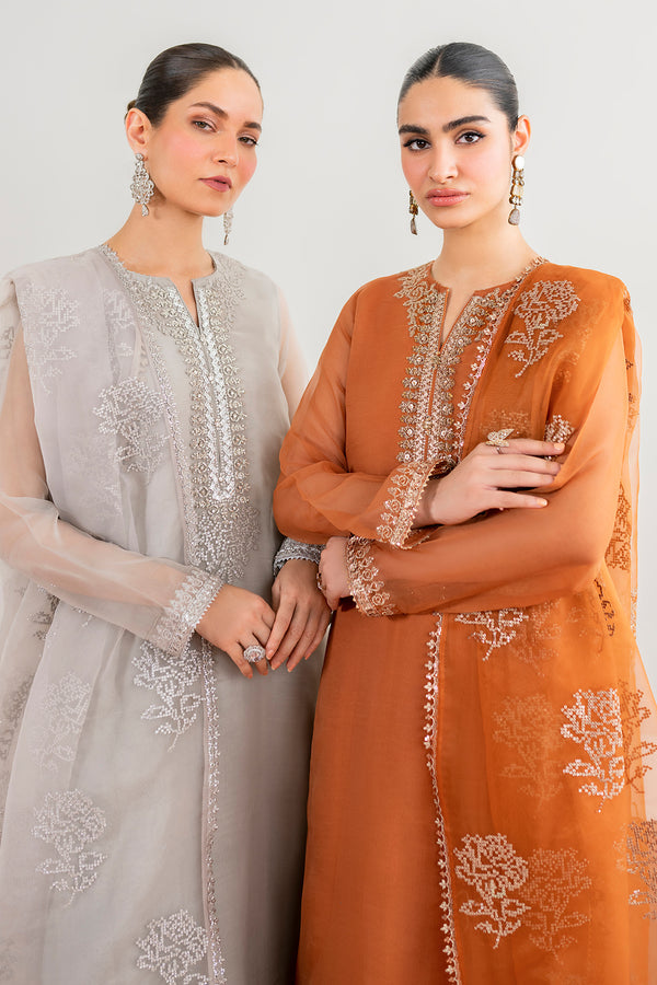 Baroque | Luxury Pret 24 | CHIFFON PR-987 - Designer Dress with Intricate embroidery and embellishments. Shop elegent wedding dress at Maria Faisal.