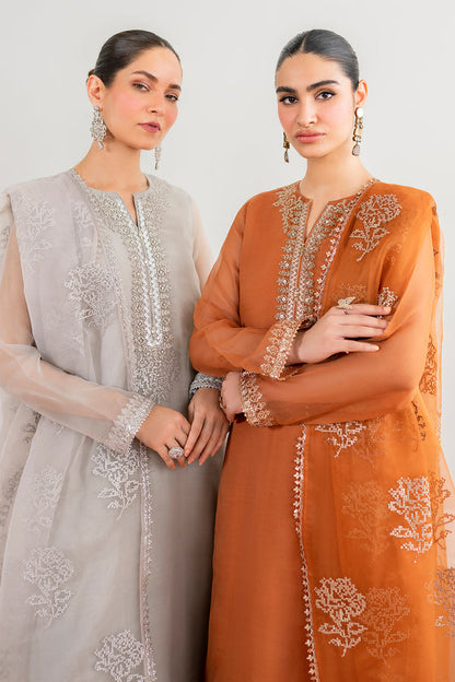 Baroque | Luxury Pret 24 | CHIFFON PR-988 - Designer Dress with Intricate embroidery and embellishments. Shop elegent wedding dress at Maria Faisal.