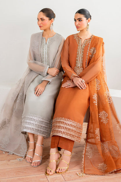 Baroque | Luxury Pret 24 | CHIFFON PR-987 - Designer Dress with Intricate embroidery and embellishments. Shop elegent wedding dress at Maria Faisal.