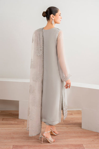 Baroque | Luxury Pret 24 | CHIFFON PR-988 - Designer Dress with Intricate embroidery and embellishments. Shop elegent wedding dress at Maria Faisal.