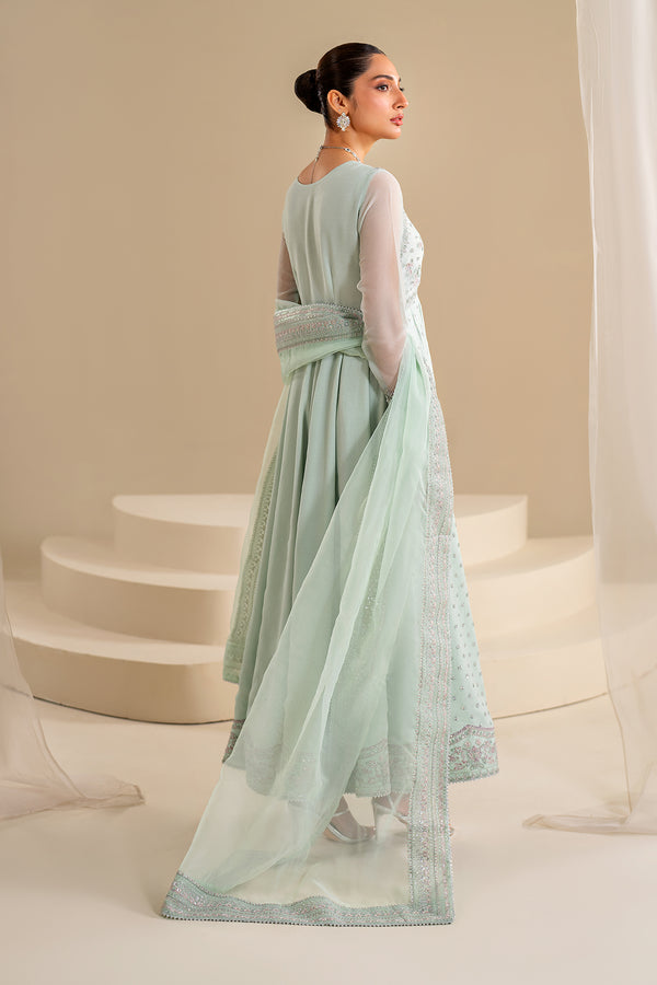 Baroque | Luxury Pret 24 | CHIFFON PR-925 - Designer Dress with Intricate embroidery and embellishments. Shop elegent wedding dress at Maria Faisal.