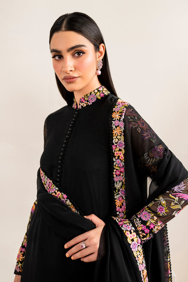 Baroque | Luxury Pret 24 | CHIFFON PR-979 - Designer Dress with Intricate embroidery and embellishments. Shop elegent wedding dress at Maria Faisal.