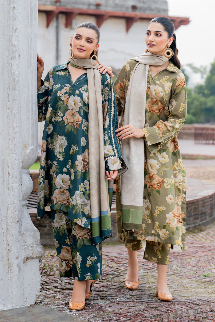 Baroque | Luxury Pret 24 | VISCOSE UF-733 - Designer Dress with Intricate embroidery and embellishments. Shop elegent wedding dress at Maria Faisal.