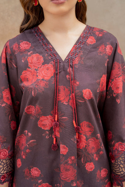 Baroque | Luxury Pret 24 | VISCOSE UF-740 - Designer Dress with Intricate embroidery and embellishments. Shop elegent wedding dress at Maria Faisal.