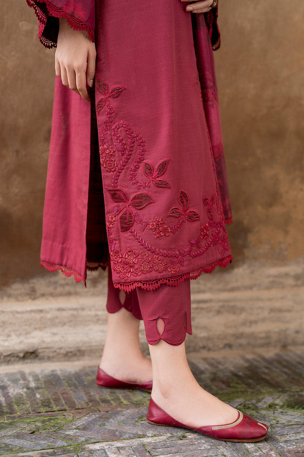 Baroque | Luxury Pret 24 | VISCOSE UF-739 - Designer Dress with Intricate embroidery and embellishments. Shop elegent wedding dress at Maria Faisal.