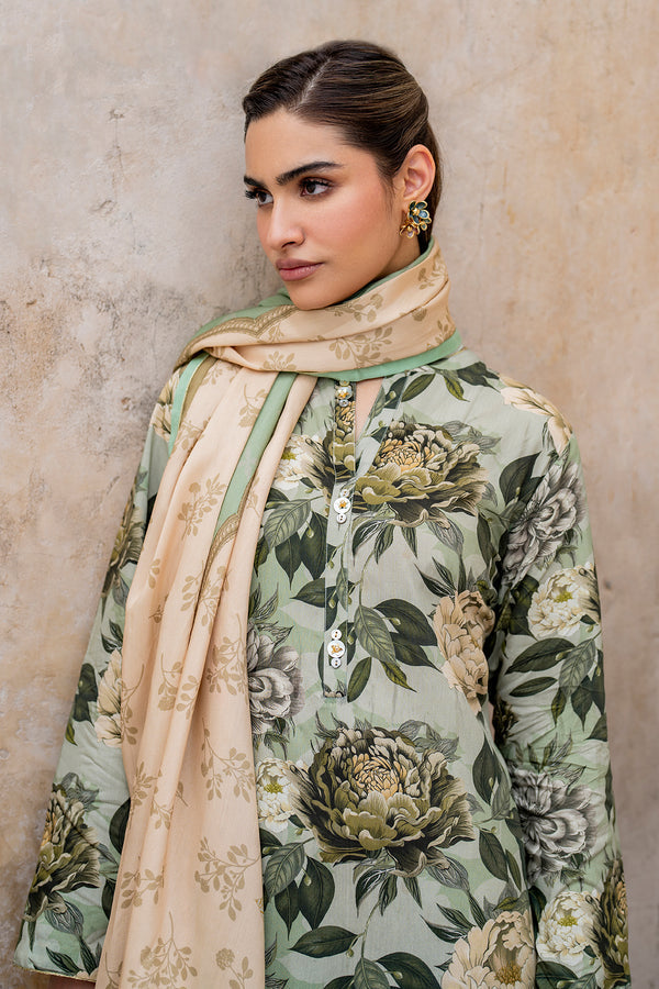 Baroque | Luxury Pret 24 | VISCOSE UF-728 - Designer Dress with Intricate embroidery and embellishments. Shop elegent wedding dress at Maria Faisal.