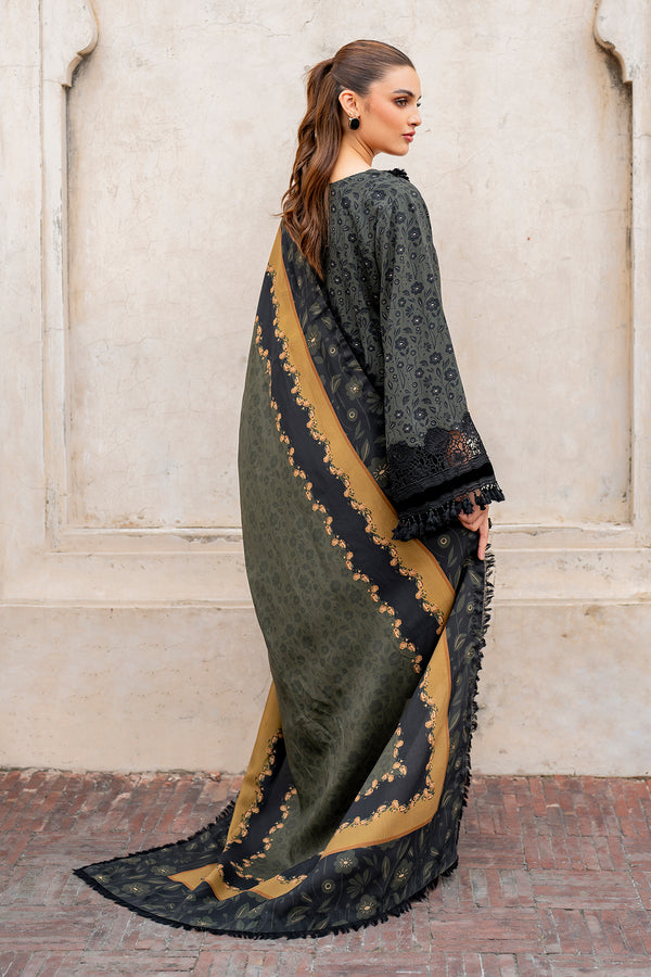 Baroque | Luxury Pret 24 | VISCOSE UF-727 - Designer Dress with Intricate embroidery and embellishments. Shop elegent wedding dress at Maria Faisal.