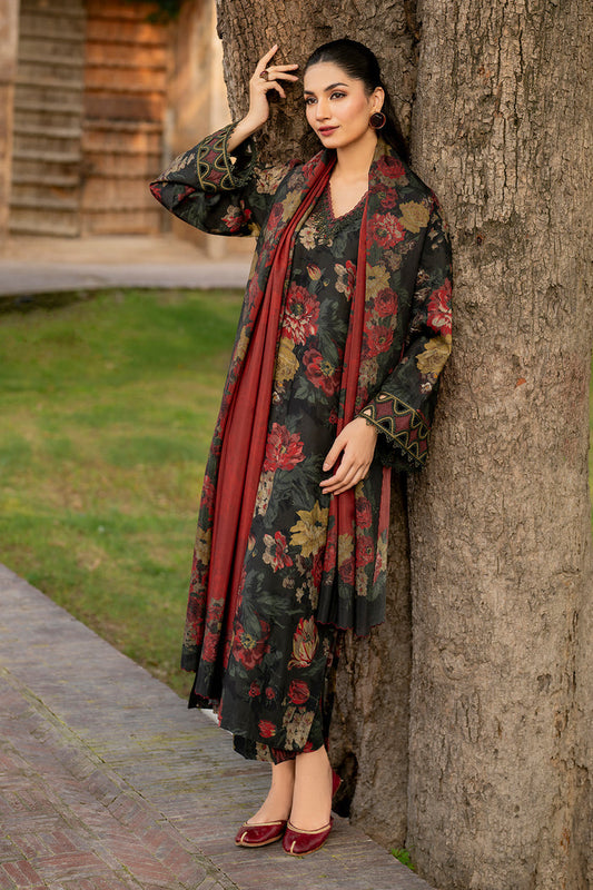 Baroque | Luxury Pret 24 | VISCOSE UF-724 - Designer Dress with Intricate embroidery and embellishments. Shop elegent wedding dress at Maria Faisal.