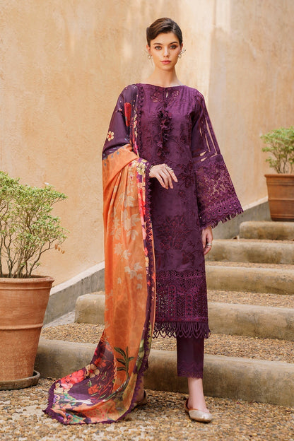 Baroque | Swiss Lawn 24 | SL12-D04 - Designer Dress - Maria Faisal