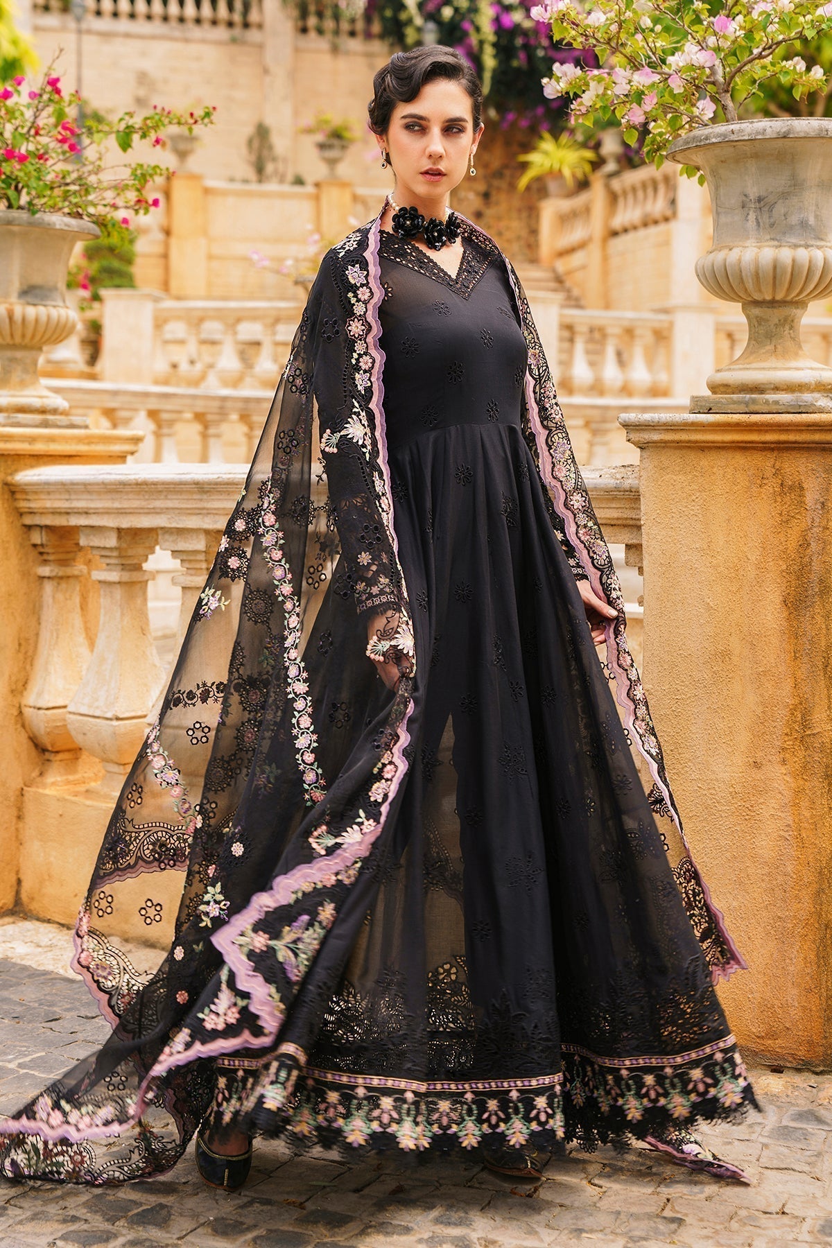 Baroque | Swiss Lawn 24 | SL12-D06 - Designer Dress - Maria Faisal