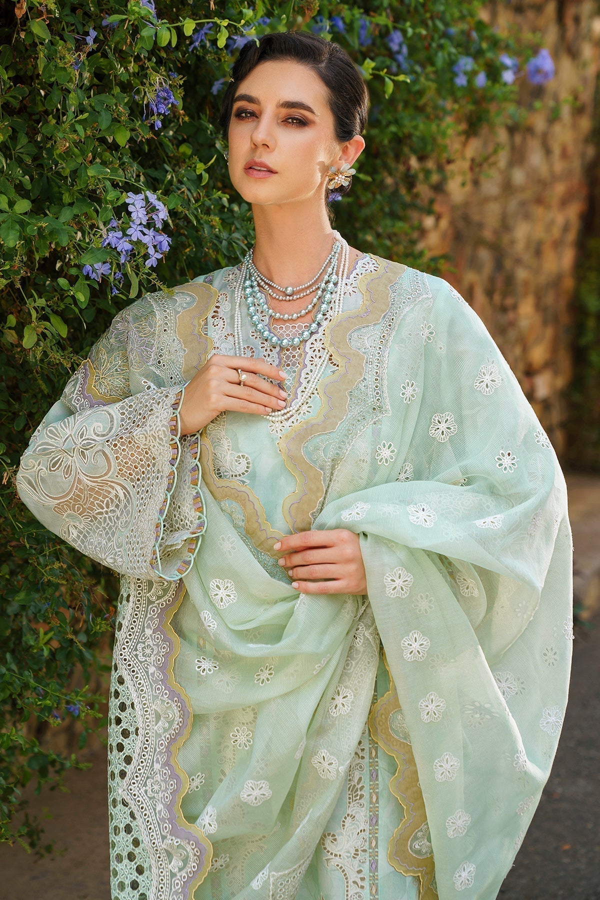 Baroque | Swiss Lawn 24 | SL12-D07 - Designer Dress - Maria Faisal