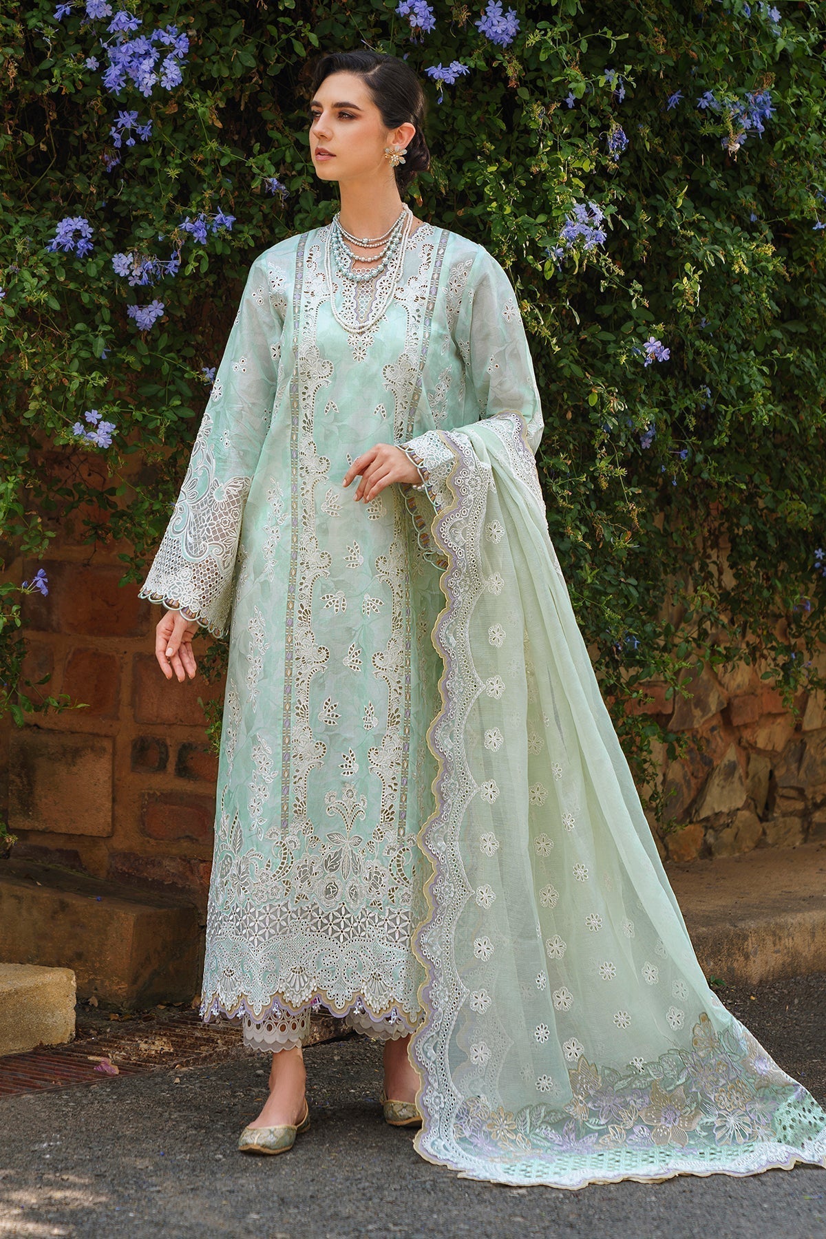 Baroque | Swiss Lawn 24 | SL12-D07 - Designer Dress - Maria Faisal