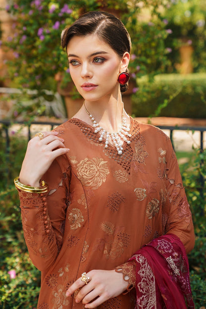 Baroque | Swiss Lawn 24 | SL12-D08 - Designer Dress - Maria Faisal