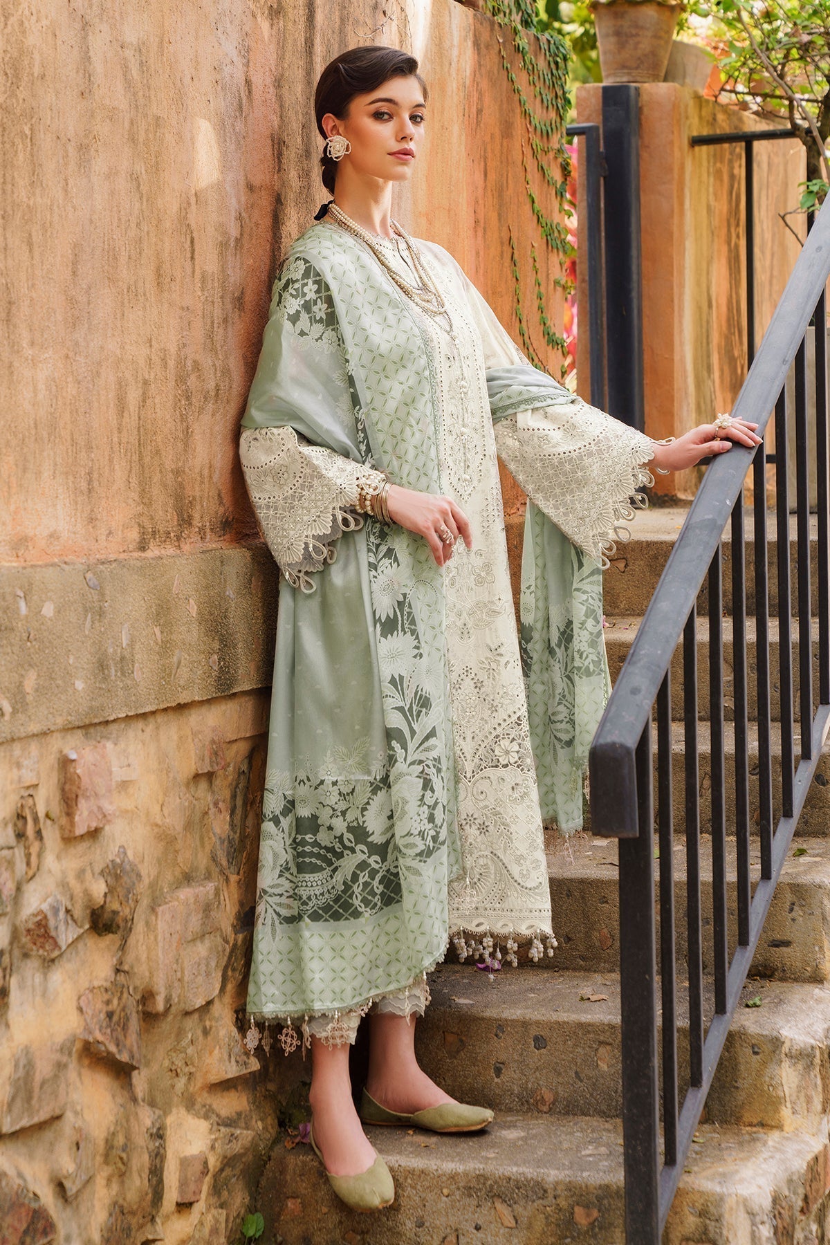 Baroque | Swiss Lawn 24 | SL12-D01 - Designer Dress - Maria Faisal