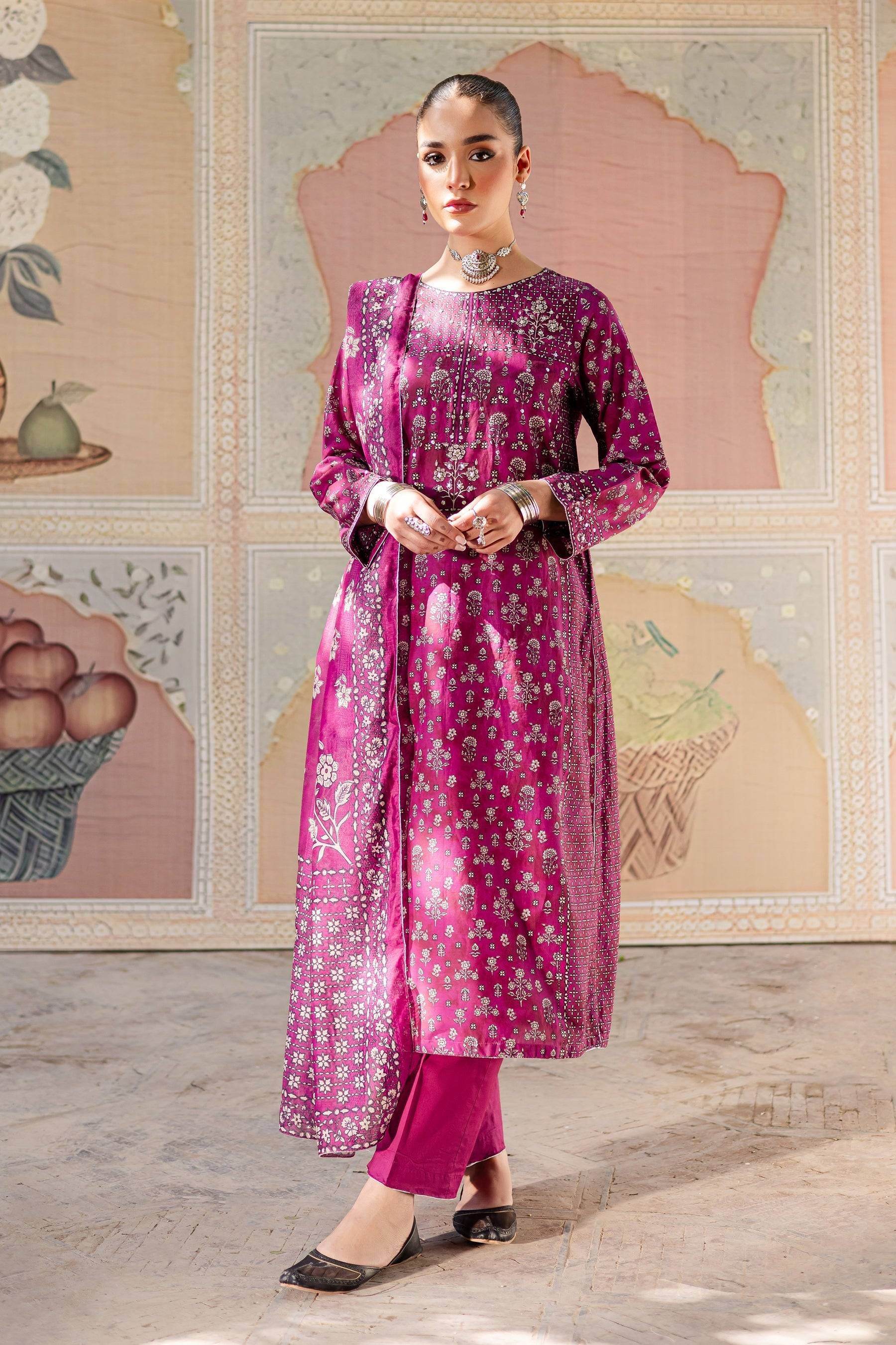 Batik | Chargbagh | Pink Arsh by Maria Faisal - Registered Vendor of : Batik - type : Ladies Clothes - 100% original wedding dresses