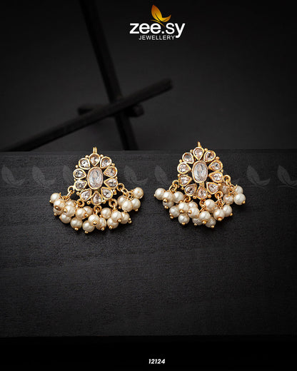 Beads Studs Earrings - Earrings 