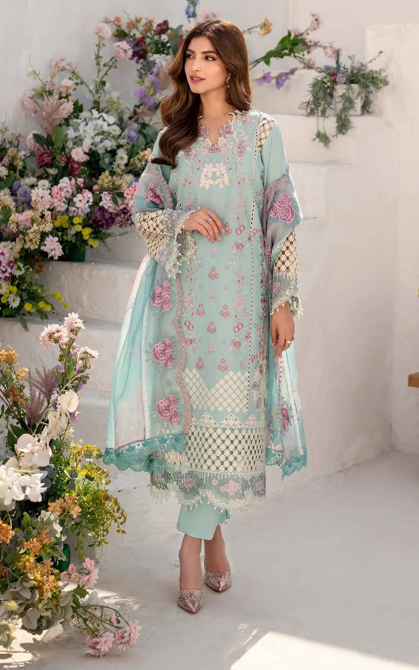 Asifa and Nabeel | Azalia Summer 25 | Bells of Ireland (AZL25-10) by Maria Faisal - Registered Vendor of : Asifa and Nabeel - type : Ladies Clothes - 100% original wedding dresses