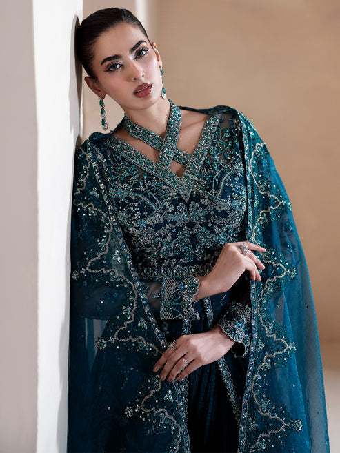 Epoque | Reve Luxury Formals | Bijou - Formal Dress - available at Maria Faisal in UK and USA.