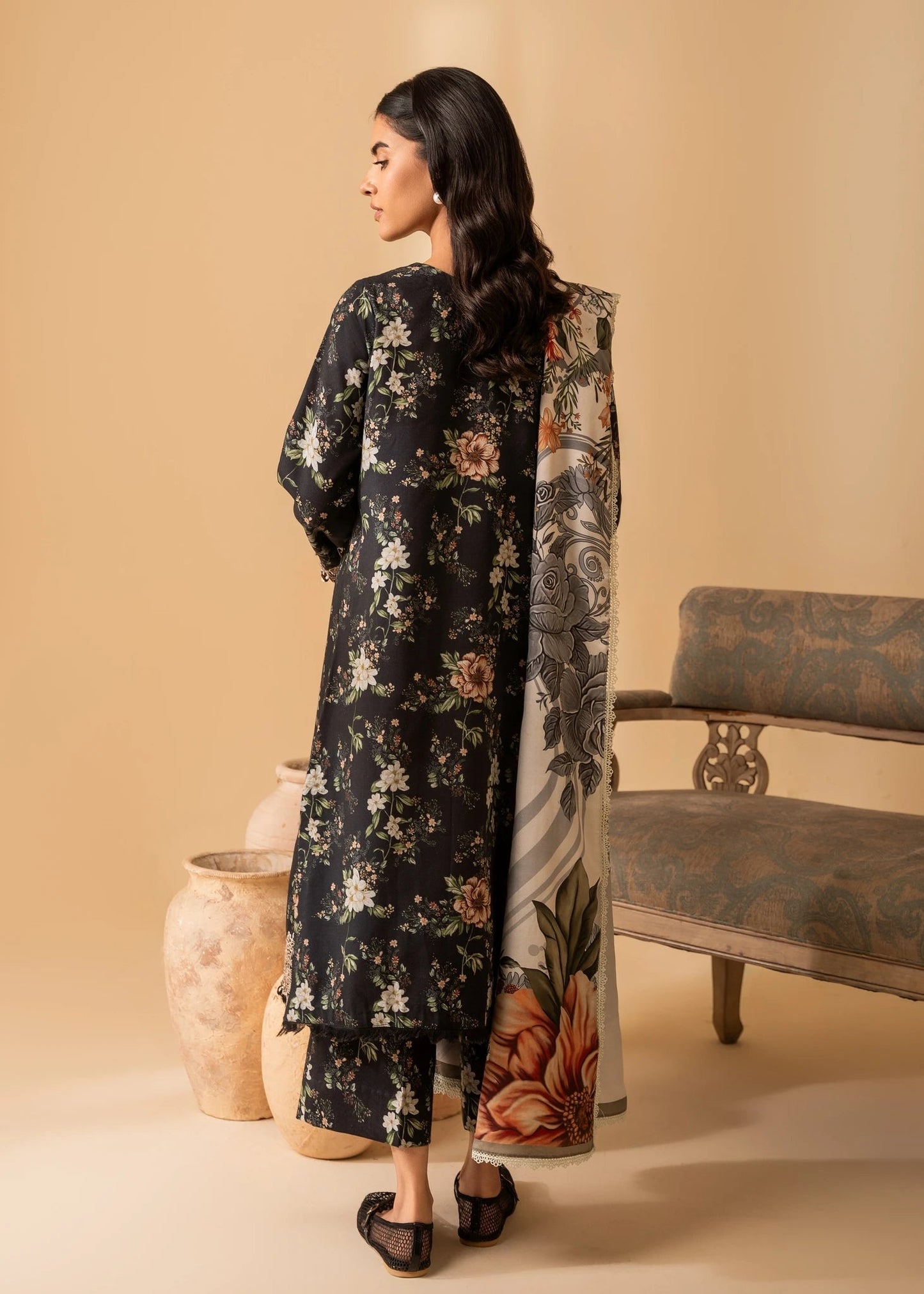 Nureh | Shades of Winter | ELARA (AZ-01) - Ladies Clothes - Maria Faisal