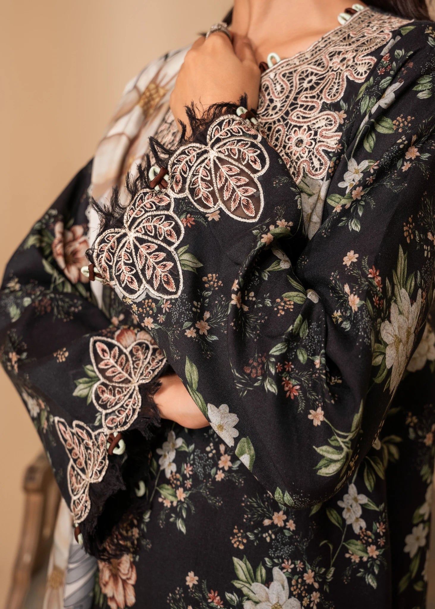 Nureh | Shades of Winter | ELARA (AZ-01) - Ladies Clothes - Maria Faisal