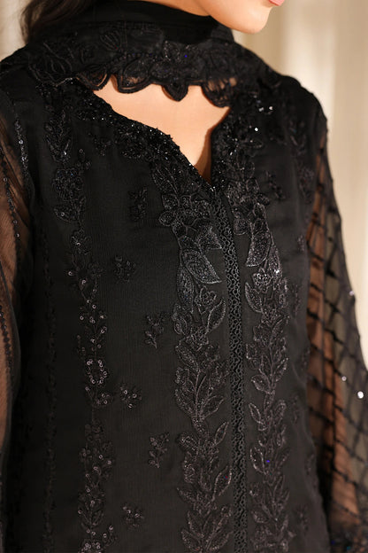 Azure | Azure Luxe | Black Pearl - Luxury Dress - available at Maria Faisal in UK and USA.