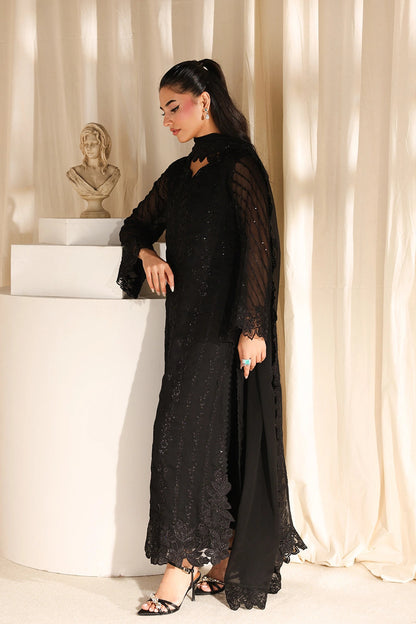 Azure | Azure Luxe | Black Pearl - Luxury Dress - available at Maria Faisal in UK and USA.