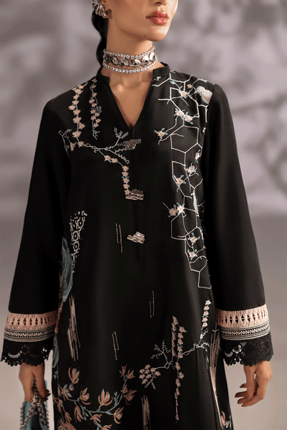 Erum Khan | Summer Whisper | Lady Charm - Luxury Dress - available at Maria Faisal in UK and USA.